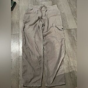 James Perse Women’s CORDUROY UTILITY PANT, size 2, dapple/khaki